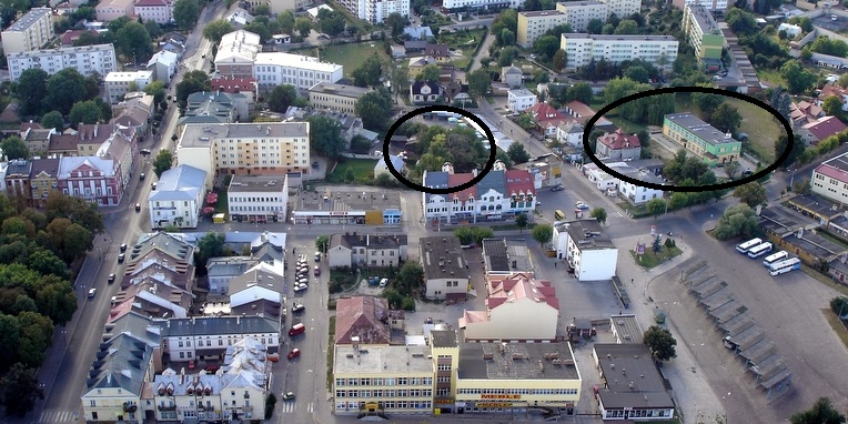 Przypuszczalne miejsca lokacji kościoła Świętego Krzyża